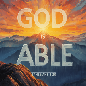 Anointed Prophetic Flags: God is Able!